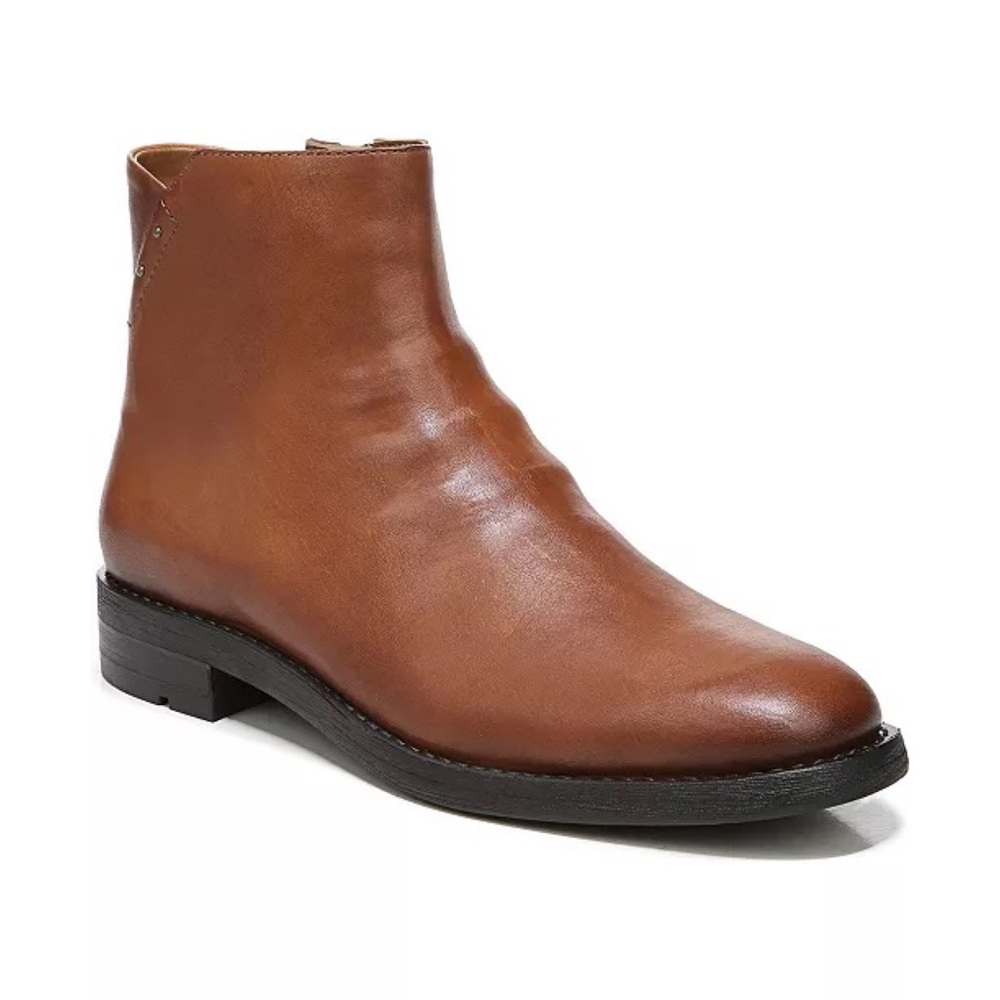 FRANCO SARTO LEATHER ANKLE BOOTIES